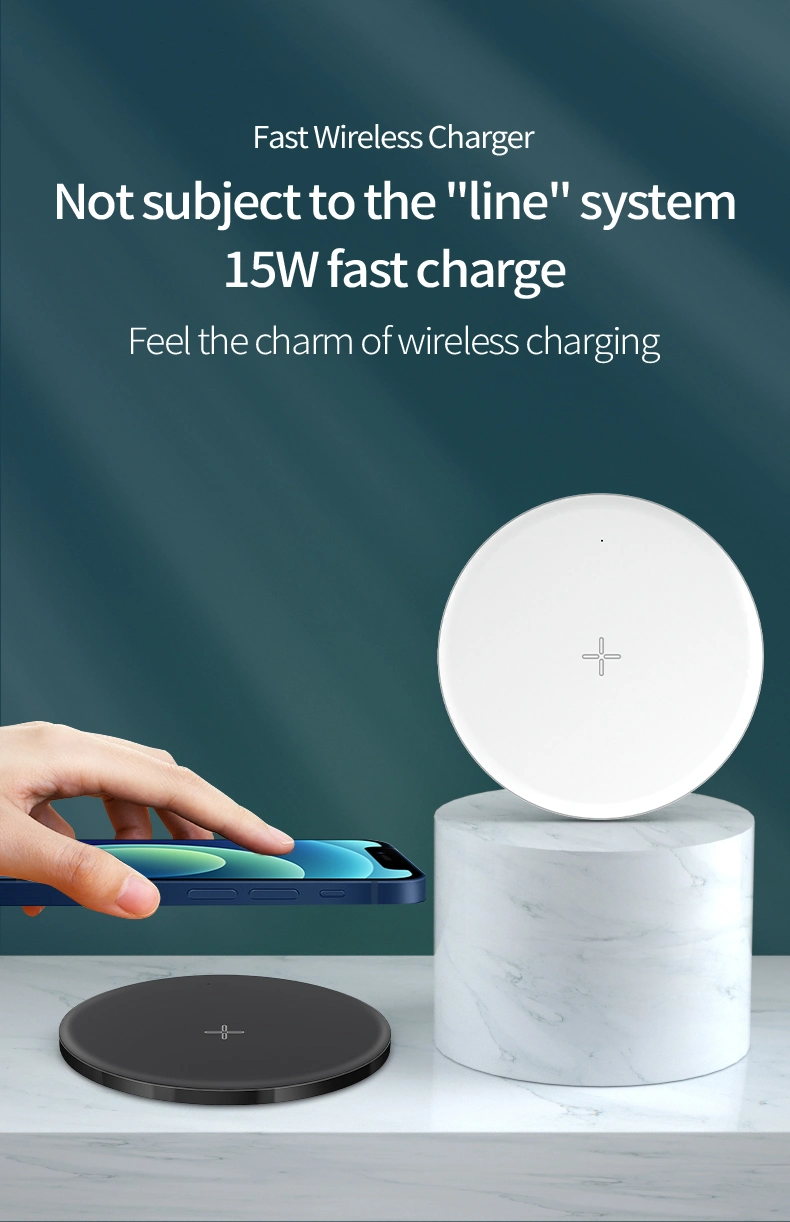 Custom 5W 15W Qi Fast Wireless Charging Dock Wireless Phone Charger Wireless Charger