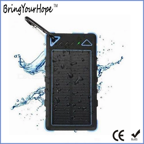 High Quality Waterproof Ipx4 8000mAh Solar Power Bank (XH-PB-274)