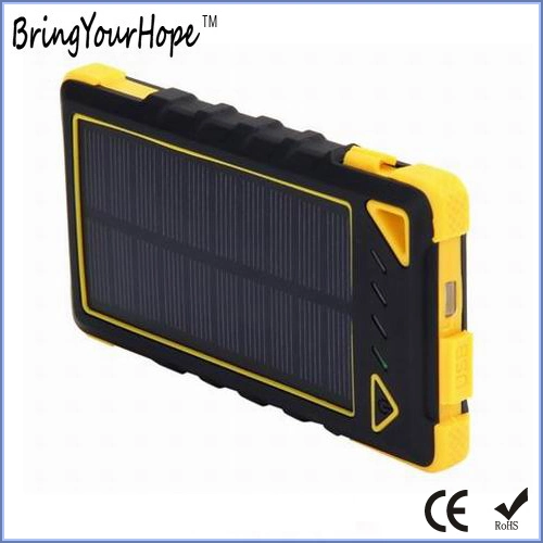 High Quality Waterproof Ipx4 8000mAh Solar Power Bank (XH-PB-274)