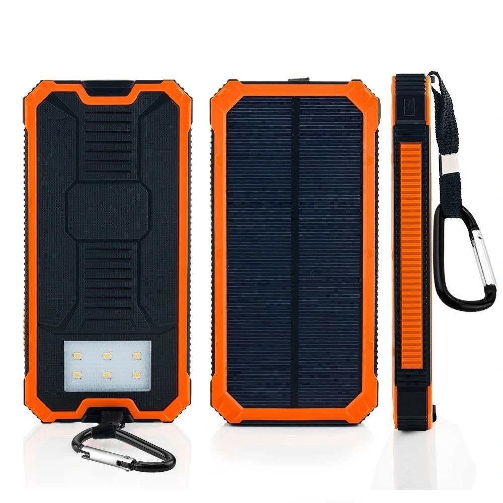 New Innovation Technology Wireless Charger, Waterproof Portable Solar Power Bank 8000mAh