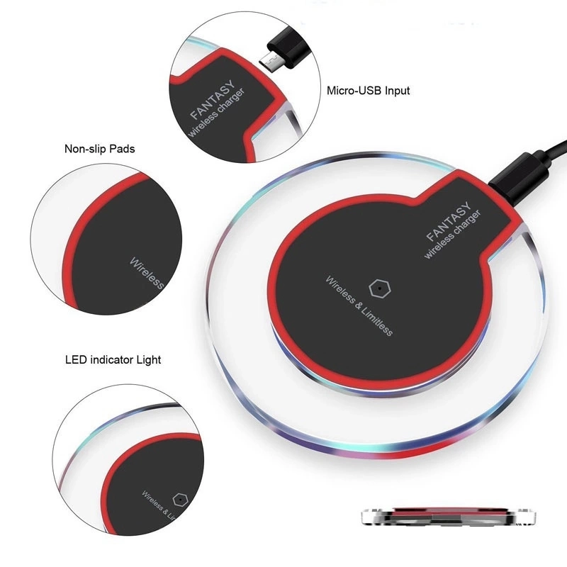 China Factory Hot 5V 1A 5W Universal Charger Fast Quick Charging Custom Wireless Charger Wireless Charging Pad