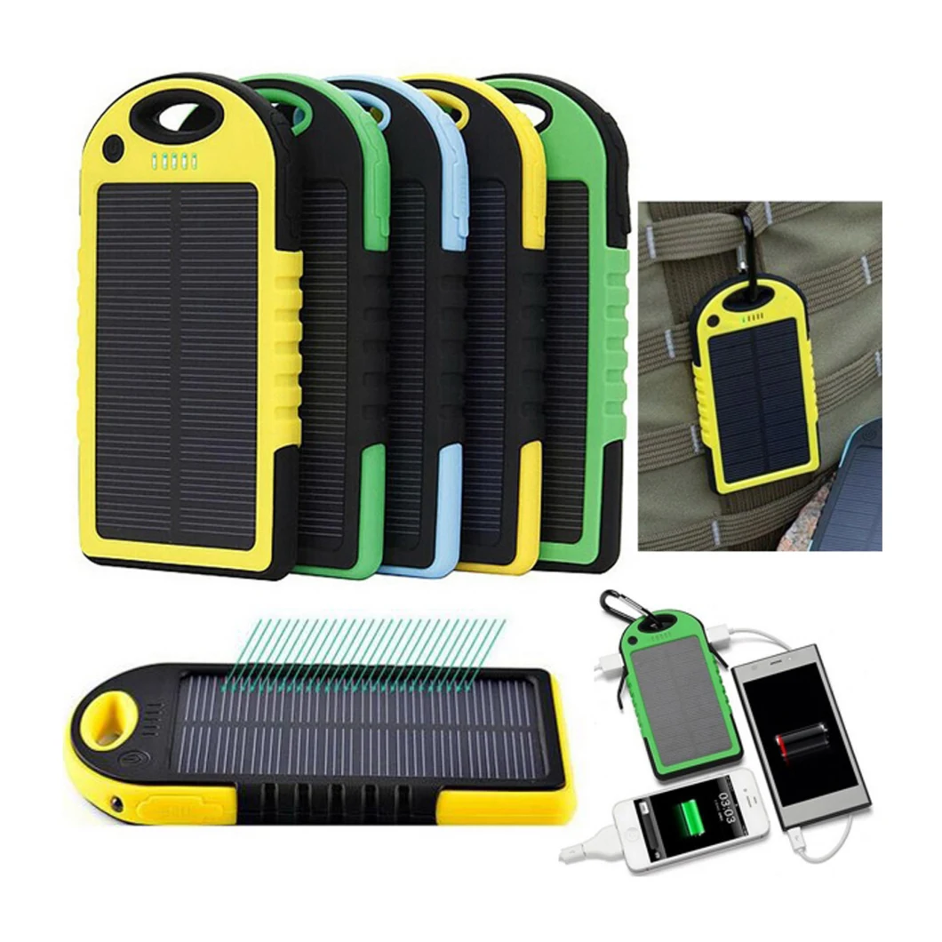 Original Manufacturer Promotional Item 5000mAh Solar Power Bank