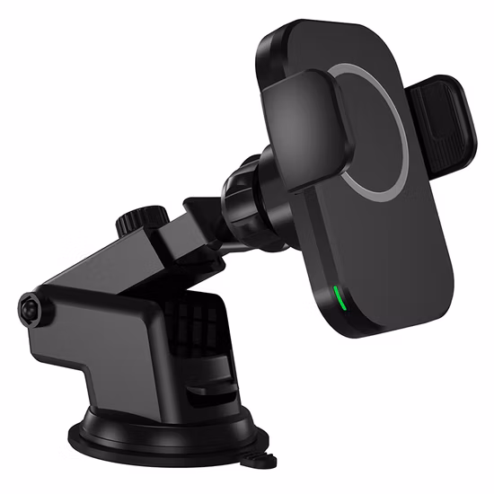 스마트폰용 15W 10W 고속 충전 자동차 코일 유도 무선 충전기 자동차 마운트 전화 홀더