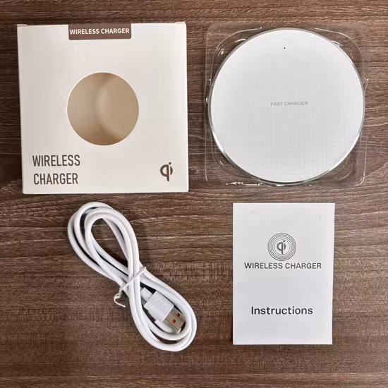 뜨거운 판매 OEM 빠른 휴대 전화용 Qi 무선 충전기 10W 15W 충전