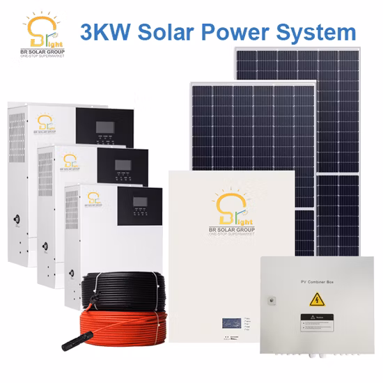 14.8V 휴대용 배터리 저장 발전소를 갖춘 60W 태양광 조명 시스템